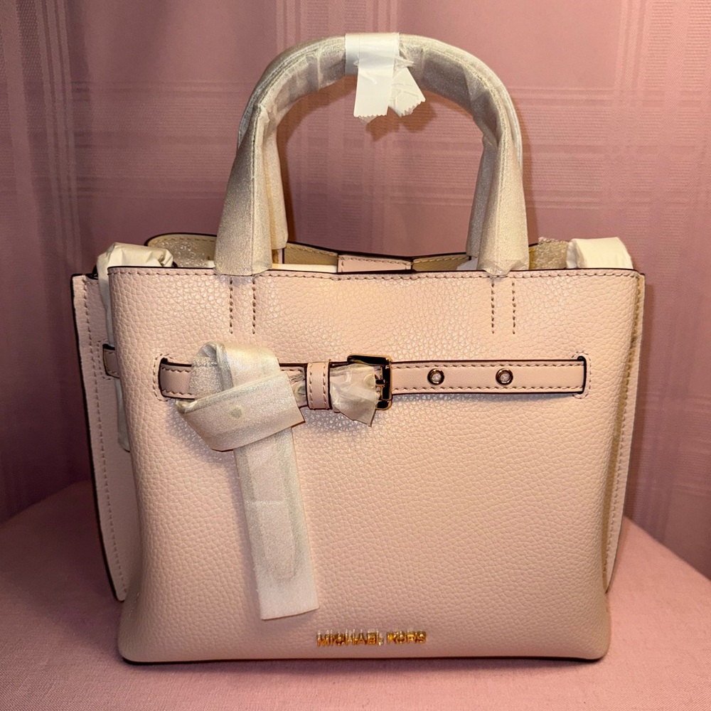 NWT LOW START! Michael Kors Pink Leather Tote Bag